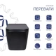 Унитаз подвесной QTAP Tern QT1733052ERMB безободковый черный с сидением Slim Soft Close - изображение 4