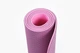 Килимок для йоги, фітнесу, двостононній, не ковзкий Feel Fit 183х61 см, 6 мм фіолетово-рожевий - зображення 12