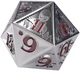Kostka do gry Gamegenic Stranger Things D20 Hellfire club (4251715405413) - obraz 1