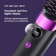 Акумуляторний USB-вирівнювач для волосся CYJ з LED-дисплеєм, 3 температурні режими, швидке нагрівання, чорний - зображення 5