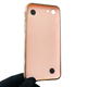 Чохол для телефона Apple iPhone 8 жіночій із ремінцем на подарунок з прикрасами та золотою окантовкою пудровий - зображення 4