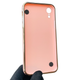 Чохол для телефона Apple iPhone Xr жіночій із ремінцем на подарунок з прикрасами та золотою окантовкою пудровий - зображення 3