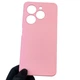 Чохол для TECNO Spark Go 2024 (BG6) силіконовий з мікрофіброю нековзний рожевий - зображення 1