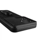 Чехол для TECNO Spark 10 (KI5q) бронированный с кольцом-держателем подставкой со шторкой черный - изображение 7