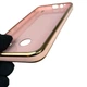 Чехол для Tecno Spark 6 Go (KE5) глянцевый с защитой камеры с золотой окантовкой пудровый - изображение 4