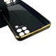 Чохол для Samsung Galaxy M32 4G (SM-M325F) глянцевий із захистом камери із золотою окантовкою чорний - зображення 5