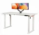 Стол с электрорегулировкой высоты с подсветкой Двухмоторный Flexi Desk White Carbon 160x75 см 28050 - изображение 2