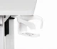 Стол с электрорегулировкой высоты Двухмоторный White Flexi Desk Carbon 160x65 см 28046 - изображение 6