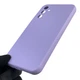 Чохол для Samsung Galaxy A34 5G (SM-A346E) силіконовий з мікрофіброю нековзний бузковий - зображення 4