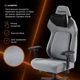 Геймерское игровое кресло с самоадаптивной поддержкой пояницы GamePro GC925G Grey Fabric - изображение 14