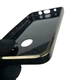Чехол для Tecno Spark 7 (KF6n) глянцевый с защитой камеры с золотой окантовкой и кольцом MagSafe черный - изображение 3