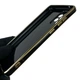 Чохол для Samsung Galaxy A72 (SM-A725F) глянцевий із захистом камери із золотою окантовкою з кільцем MagSafe чорний - зображення 3