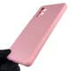 Чохол для Samsung Galaxy A72 (SM-A725F) силіконовий з мікрофіброю нековзний рожевий - зображення 6