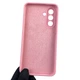 Чохол для Samsung Galaxy A56 (SM-A566B) силіконовий з мікрофіброю нековзний рожевий - зображення 3