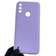 Чехол для Motorola Moto E7 Power силиконовый с микрофиброй нескользящий сиреневый - изображение 1