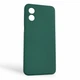Чехол для Motorola Moto E13 (PAXT0034) силиконовый с микрофиброй нескользящий зеленый - изображение 7
