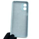 Чехол для Motorola Moto E13 (PAXT0034) силиконовый с микрофиброй нескользящий голубой - изображение 5
