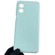 Чехол для Motorola Moto E13 (PAXT0034) силиконовый с микрофиброй нескользящий голубой - изображение 8