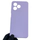 Чехол для Realme Note 50 силиконовый с микрофиброй нескользящий сиреневый - изображение 2