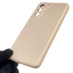 Чохол для Samsung Galaxy S21 FE (SM-G990B) силіконовий з мікрофіброю нековзний пудровий - зображення 4