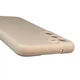 Чохол для Samsung Galaxy S21 FE (SM-G990B) силіконовий з мікрофіброю нековзний пудровий - зображення 2