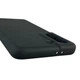 Чехол для Samsung Galaxy S21 5G (SM-G991U) силиконовый с микрофиброй нескользящий черный - изображение 4