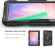 Противоударный чехол Capsule Hybrid с подставкой 360° и ремешком на Samsung Galaxy Tab S11 5G 11" SM-X736 / Tab S11 Wi-Fi 11" SM-X730 (Чёрный) - изображение 3