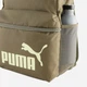 Рюкзак спортивный 22 л вмещает формат А4 Puma Phase Essentials 09116430 Loden Green-Apple Spritz-No.1-Logo (4069162047243) - изображение 4