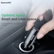 Автомобильное зарядное устройство 30W Baseus Circular Plastic Быстрая зарядка QC 4.0 / PD 3.0 два порта USB + Type-C 5A Зарядка в авто CCALL-YS01 Black - изображение 6