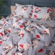 Комплект постільної білизни MirSon Бязь 17-0599 New Year's pug Grey 143 x 210 см (2200007958375) - зображення 1