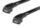 Багажник на інтегровані рейлінги Thule Wingbar Edge Black для Mini Countryman (mkI)(R60) 2010-2016 (TH 9591B-4020) - изображение 1