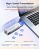 Флешка 3-в-1 MFi USB+Lightning+Type-C, 256 ГБ, высокоскоростная, металлический корпус - изображение 3