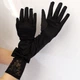 Жіночі рукавички з бантиками Honey Fashion Accessories XS/S/М чорний (7-84) - зображення 12