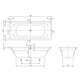 Ванна акриловая VILLEROY & BOCH TARGA 180x80 UBA180FRA2V-01 - изображение 2