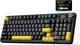 Механічна бездротова клавіатура Attack SHARK X98 PRO з дисплеєм 2.4G/Bluetooth/Кабель, HOT SWAP, RGB, Win/Mac OS, ENG+UA, Black-orange - зображення 1