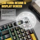 Механічна бездротова клавіатура Attack SHARK X98 PRO з дисплеєм 2.4G/Bluetooth/Кабель, HOT SWAP, RGB, Win/Mac OS, ENG+UA, Black-orange - зображення 7