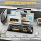 Механічна бездротова клавіатура Attack SHARK X98 PRO з дисплеєм 2.4G/Bluetooth/Кабель, HOT SWAP, RGB, Win/Mac OS, ENG+UA, Black-orange - зображення 11