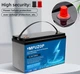 Литий-железо-фосфатный аккумулятор MFUZOP LiFePO4 12.8V 100Ah 1280Wh с BMS, глубокого цикла - изображение 6