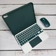 Чехол с клавиатурой и мышкой FegishCase Apple iPad 9 (2021) 10.2" экран Ukrainian keyboard, Green - изображение 12