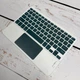 Чехол с клавиатурой и мышкой FegishCase Apple iPad 9 (2021) 10.2" экран Ukrainian keyboard, Green - изображение 3