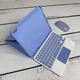 Чехол с клавиатурой и мышкой FegishCase iPad Air 5 (10.9") 2022 Ukrainian keyboard, Purple - изображение 11