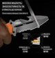 Нож выживания Kizer Norcross Fixed Blade Blunt Tip Knife Stonewash Nitro-V/Orange G-10 (ZX-FB01A6) - изображение 9