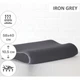 Подушка MirSon ортопедическая №6028 Delicate satin Iron grey Aero 58х40х10. (2200003261486) MirSon 2200003261486 876978 - изображение 2