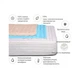 Наматрацник MirSon Royal Pearl тенсел (Modal) Waterproof Aloe Vera 319/3 120x190 см (2200000377890) MirSon 2200000377890 892926 - зображення 2