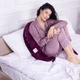 Подушка MirSon для беременных и кормления №8301 Velvet Line 28-0002 Excalibur Велюр 30х170х20 см (2200006200260) MirSon 2200006200260 879086 - изображение 6