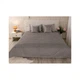 Покрывало Руно двустороннее декоративное Velour Grey ромб 180х220 см (340.55_Grey ромб) Руно 340.55_Grey ромб 876955 - изображение 1
