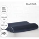 Подушка MirSon ортопедична 6027 Noble stripe Blue sea Aero 58х40х10.5 (2200003261479) MirSon 2200003261479 876973 - зображення 2