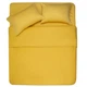 Простынь Ardesto Mix&Match 100% хлопок, сатин желтый 240х260 см (ART2426FSS) Ardesto ART2426FSS 879837 - изображение 5
