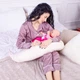 Подушка MirSon для беременных и кормления №8302 Velvet Line 28-0004 Cream Велюр 30х170х20 см (2200006200277) MirSon 2200006200277 879093 - изображение 8