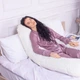Подушка MirSon для беременных и отдыха Eco Line №8015 U-образная Creamy (2200006178392) MirSon 2200006178392 879576 - изображение 7